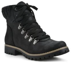 Women's Primed Wide Lace Up Boot