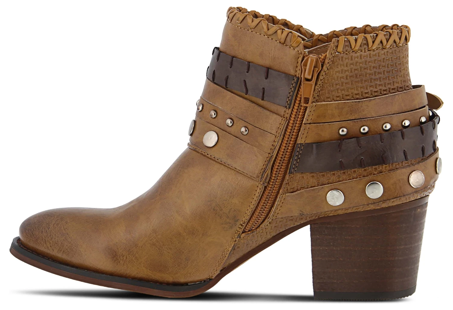 Women's Strappy Block Heel Bootie - Image 3