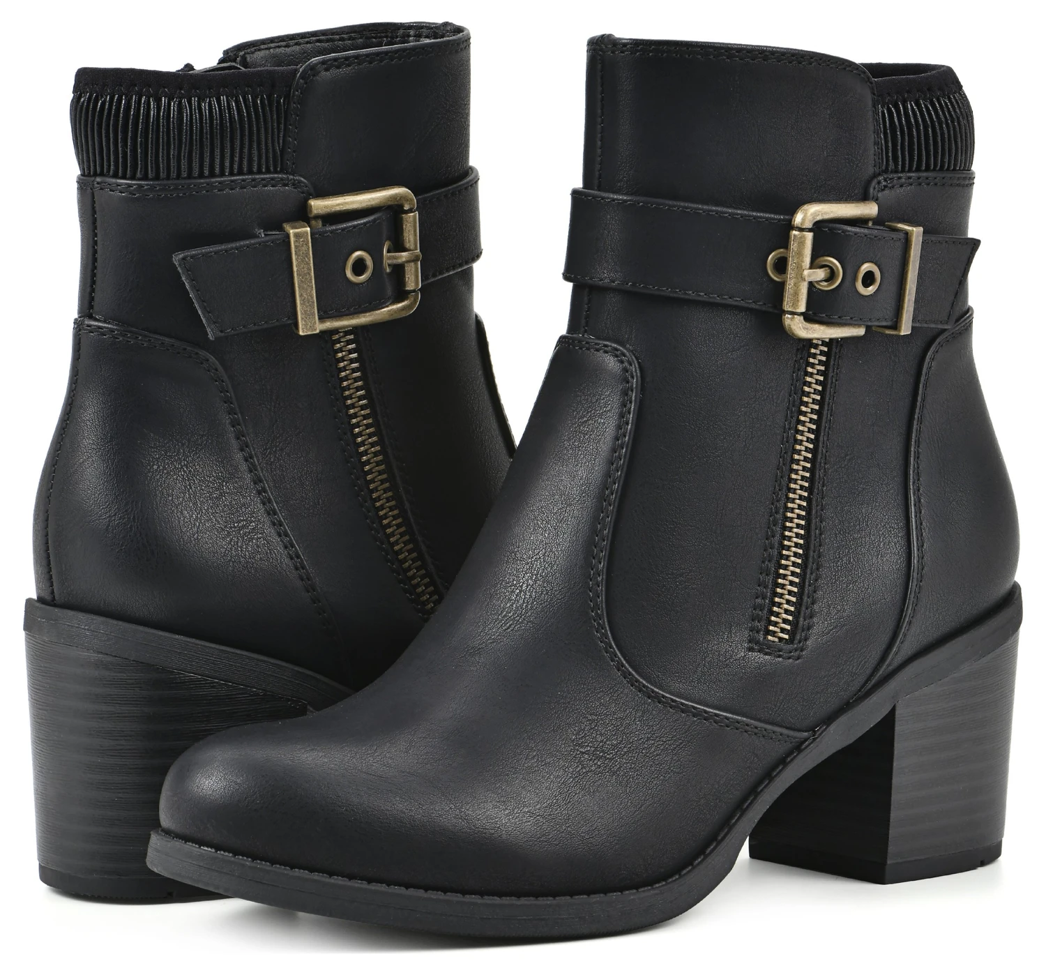 Women's Dessert Wide Block Heel Bootie - Image 7