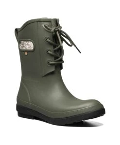 BOGS Women's Amanda Plush II Waterproof Lace Up Winter Boot