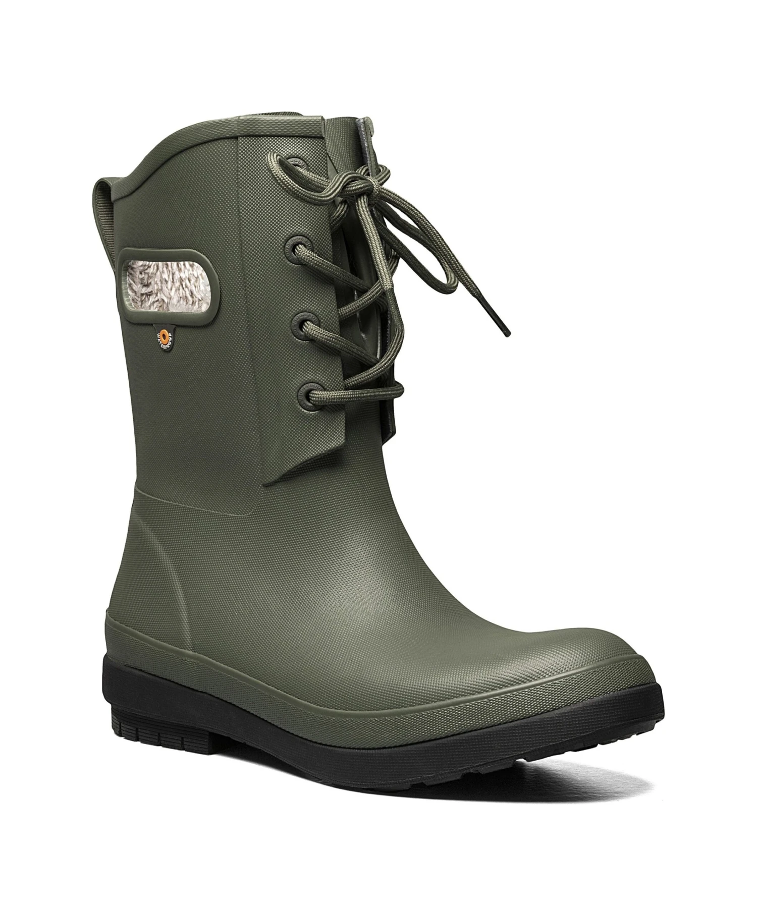 BOGS Women's Amanda Plush II Waterproof Lace Up Winter Boot