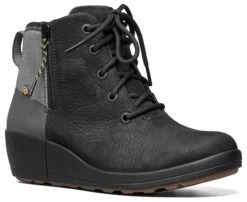 BOGS Women's Vista Waterproof Rugged Wedge Lace Up Bootie