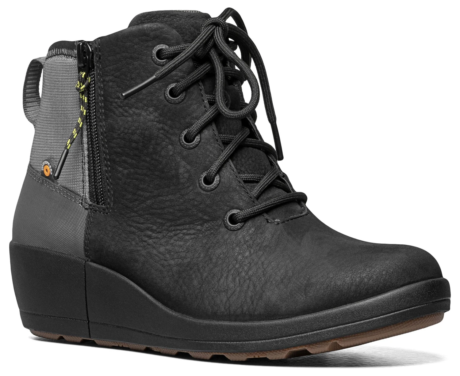 BOGS Women's Vista Waterproof Rugged Wedge Lace Up Bootie