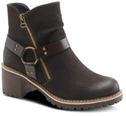 Women's Firewood Block Heel Bootie