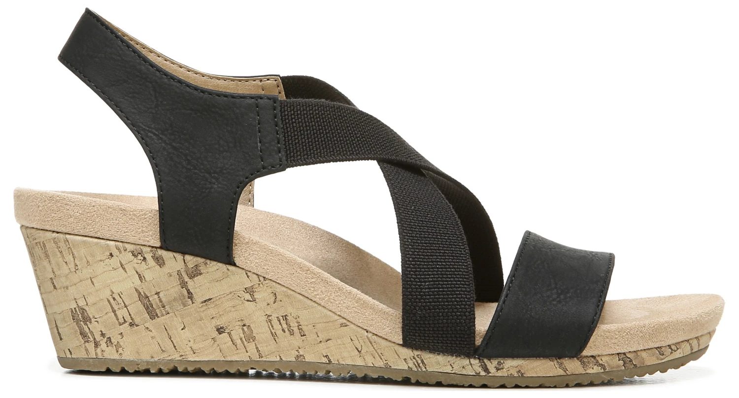 LIFE Women's Mexico Medium/Wide Wedge Sandal - Image 3