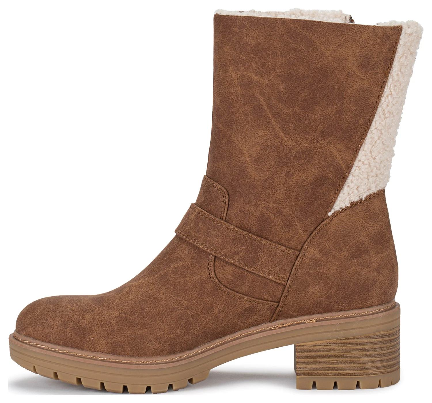 Women's Alary Shearling Motorcycle Boot - Image 4