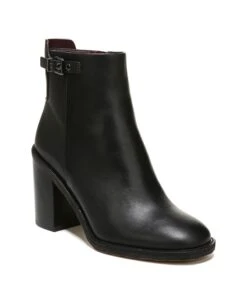 Women's Rivet Block Heel Ankle Boot