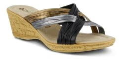 Women's Apple Wedge Slide Sandal