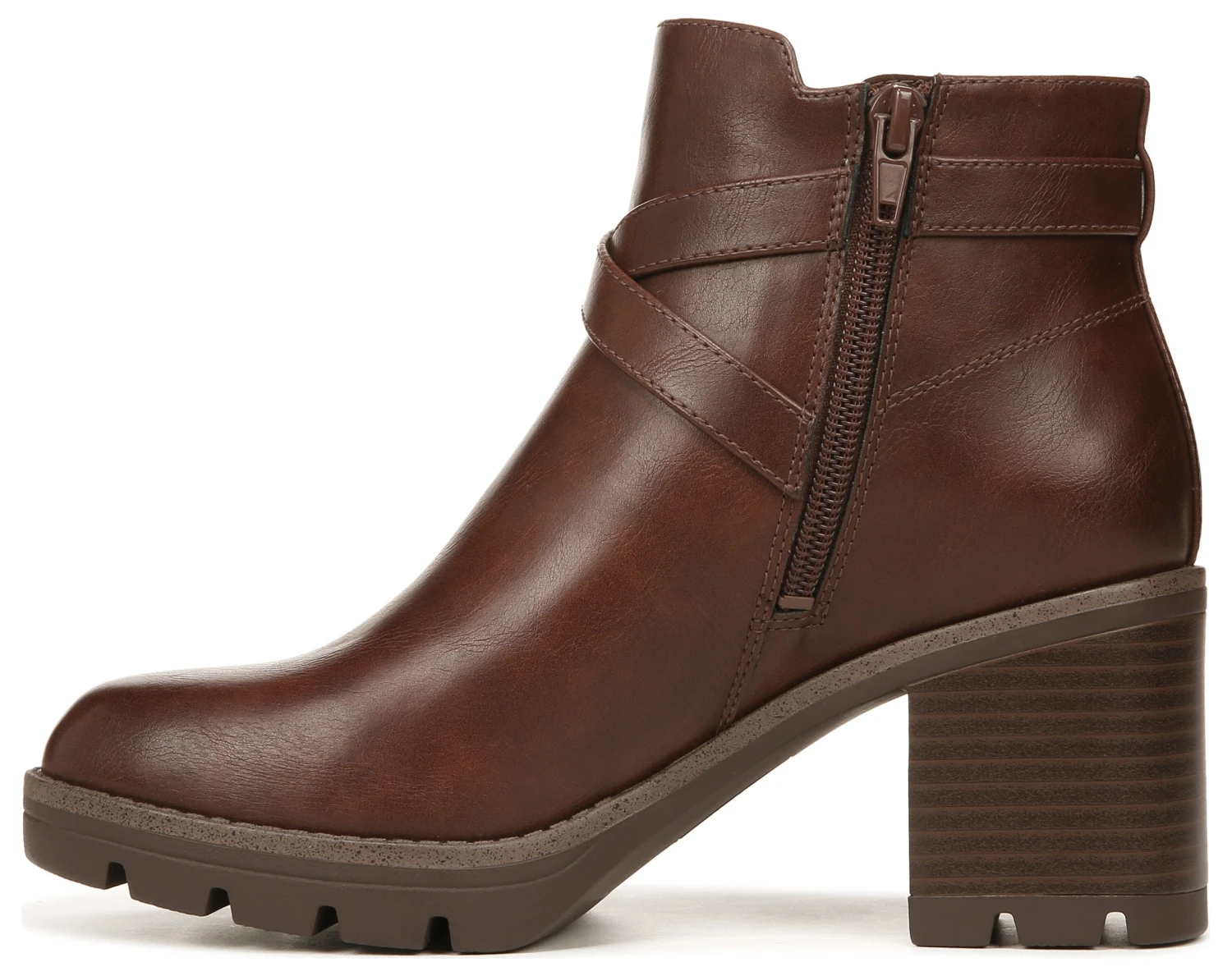 Women's Madalynn Buckle Medium/Wide Block Heel Bootie - Image 5