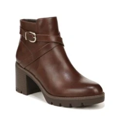 Women's Madalynn Buckle Medium/Wide Block Heel Bootie