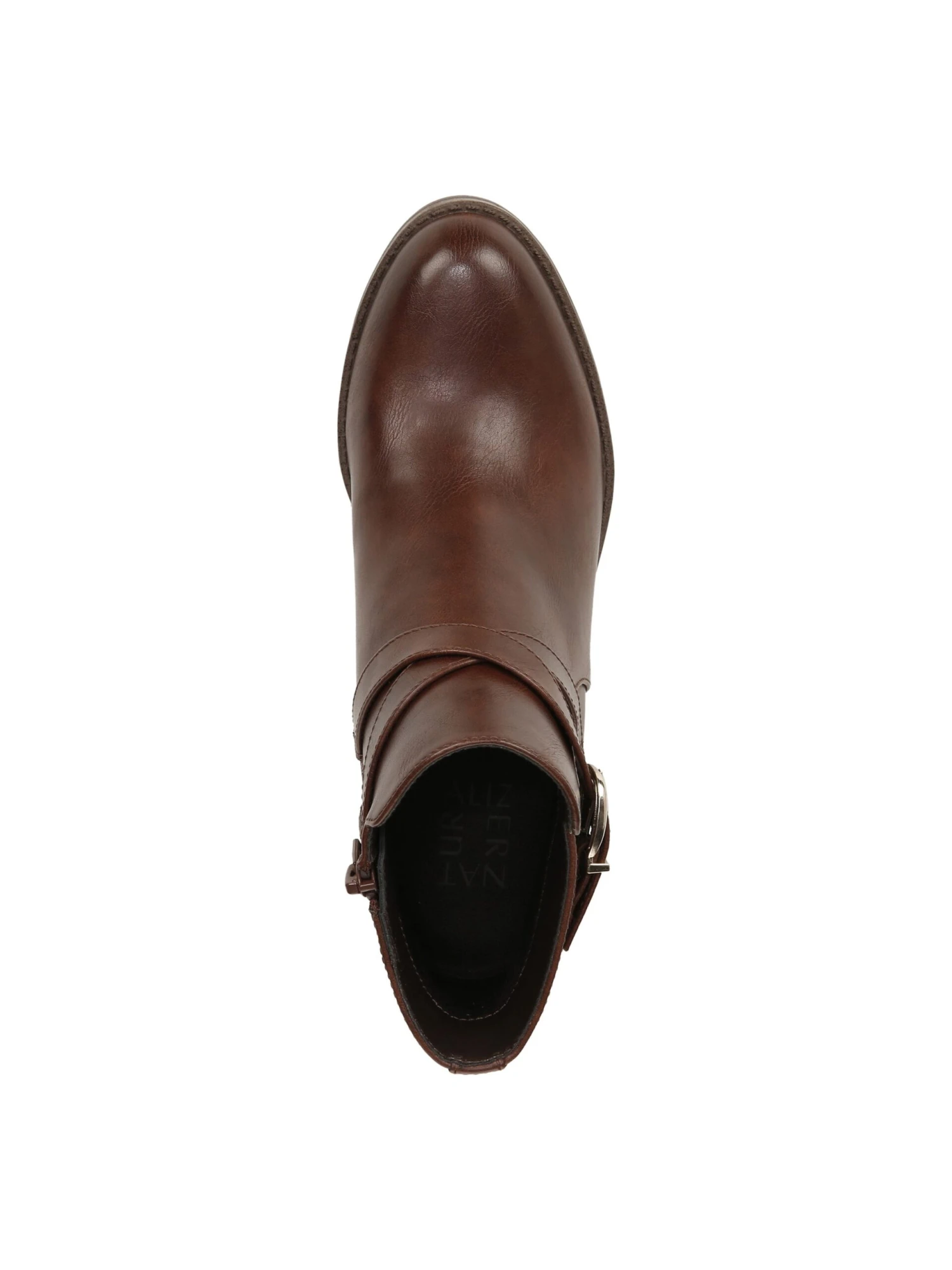 Women's Madalynn Buckle Medium/Wide Block Heel Bootie - Image 7