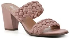 Women's By Far Block Heel Dress Sandal