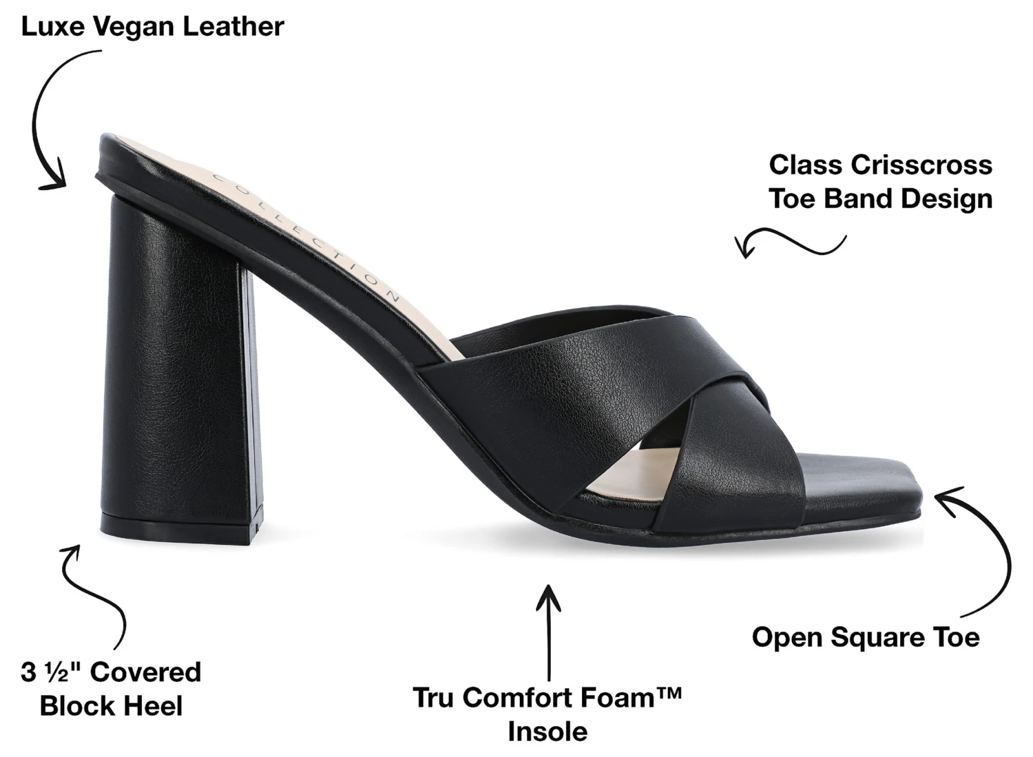 Women's Chazz Block Heel Slide Sandal - Image 8