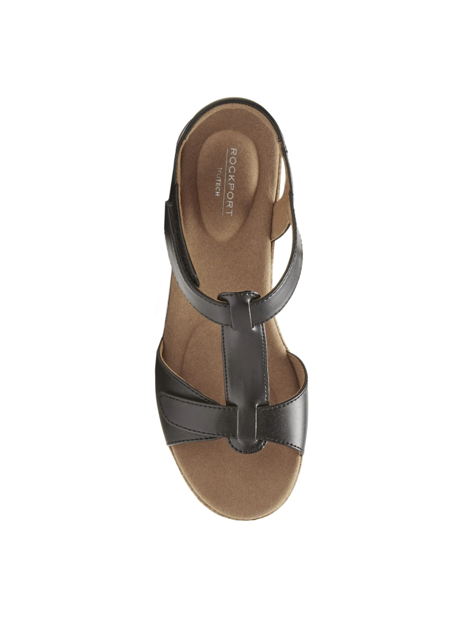 Women's Blanca T Strap Medium/Wide Wedge Sandal - Image 4