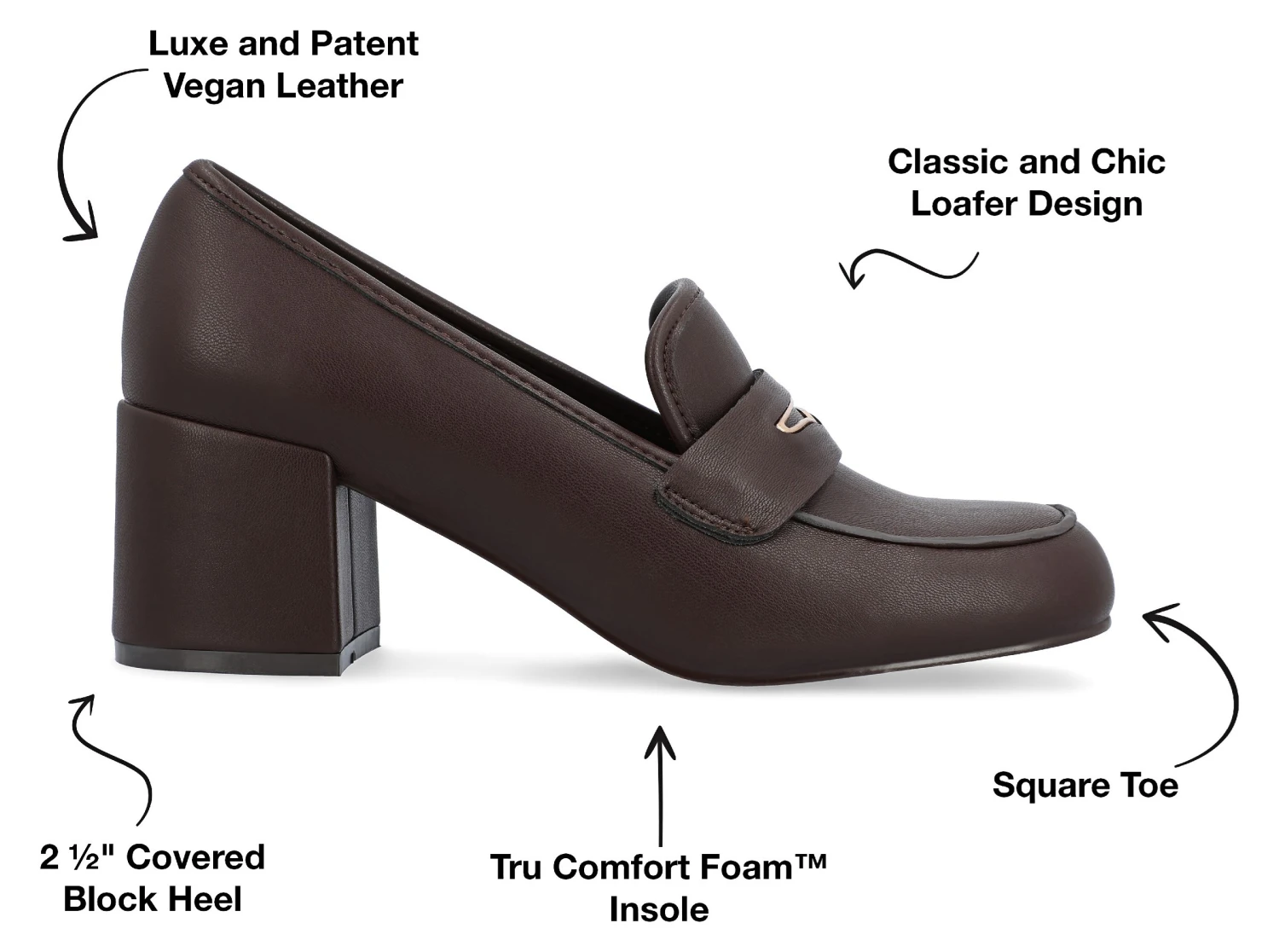 Women's Liyla Block Heel Loafer - Image 8