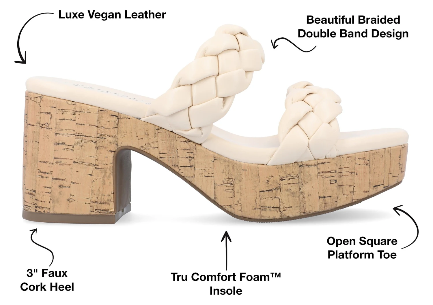 Women's Kyaa Platform Heeled Slide Sandal - Image 8