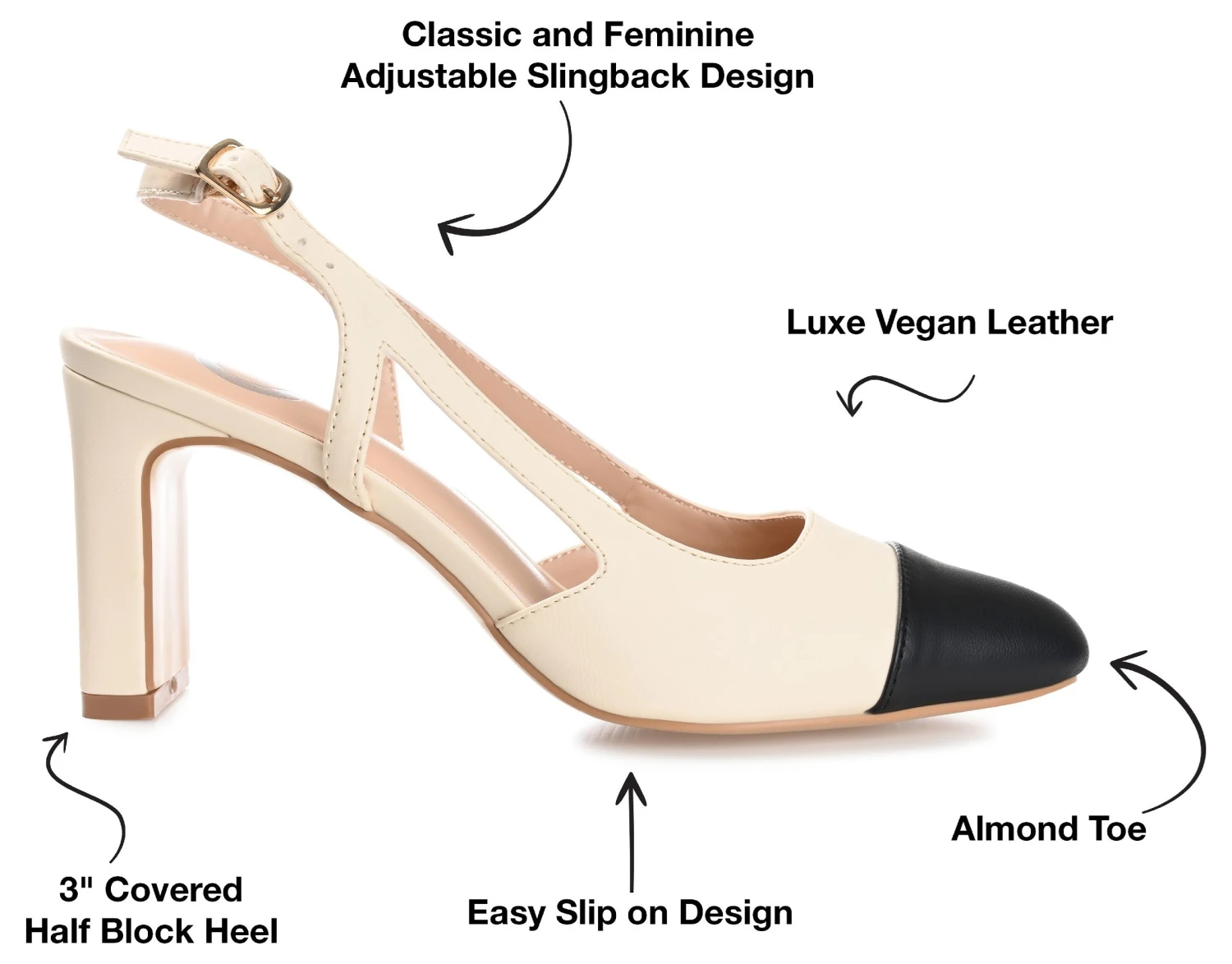 Women's Reignn Wide Block Heel Pump - Image 8